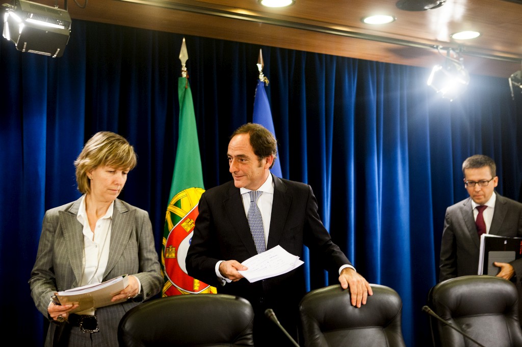Paulo Portas e a Ministra das Finanças